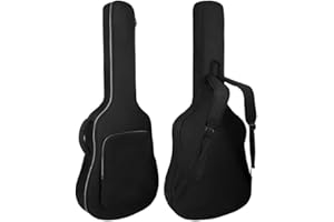 LETSROCK Bass Guitar Case, Bass Guitar Gig Bag 0.35 Inch Waterproof Thick Padding Backpack Soft Electric Bass Guitar Bag Dual