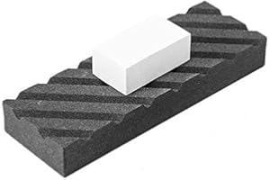 MRGHusus Dual Grit Coarse/Fine Flattening Stone Set - Two Sharpening Flattener - Whetstone with Grooves