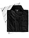 H2H Men's Multiple Pockets Cotton Safari Fishing Military Vest Black US M/Asia L (KMOV0152)