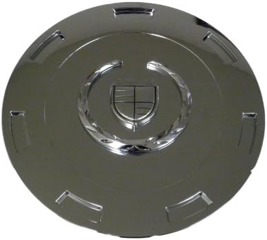 Set of 4 Otis Inc LA Cadillac Escalade Chrome Wheel Center Cap with Chrome Wreath and Crest