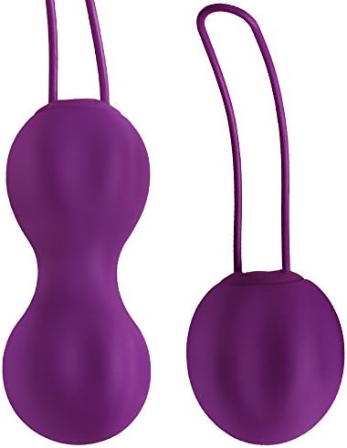 Nomi Tang Vaginal Kegel Balls, 2-Pieces Pelvic Floor Muscle Exercise Device Soft Silicone Weight Training Kit for Women: Beginners & Advanced