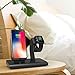 Charging Stand Compatible iPhone Apple Watch, Wireless Charger Dock Station Holder, Support XS/XS Max/XR/X/ 8 Plus & S9 Plus/ Note8, Fit Apple Watch Series 4/3/2/1 (Not Include Apple Watch Cable)