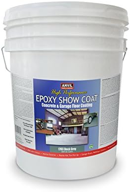 ANViL 5-gal. Deck Grey Epoxy Show Coat Interior/Exterior Concrete and Garage Floor Coating
