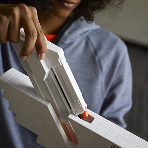 NERF Minecraft Sabrewing Motorized Blaster Bow, 8 Elite Darts, 8Dart