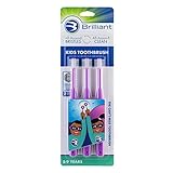 Brilliant Kids Toothbrush, For Girls and Boys, Ages