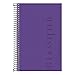 TOPS Classified Business Notebook, Wirebound, 5.5 x 8.5-Inch, College Rule, Orchid Paper, 100 Sheets per Book, Orchid Plastic Cover (99712)