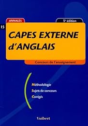 CAPES externe d'anglais