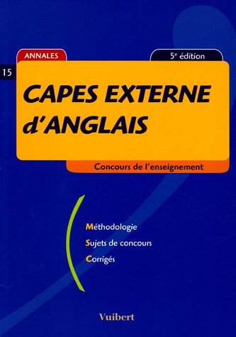 CAPES externe d'anglais