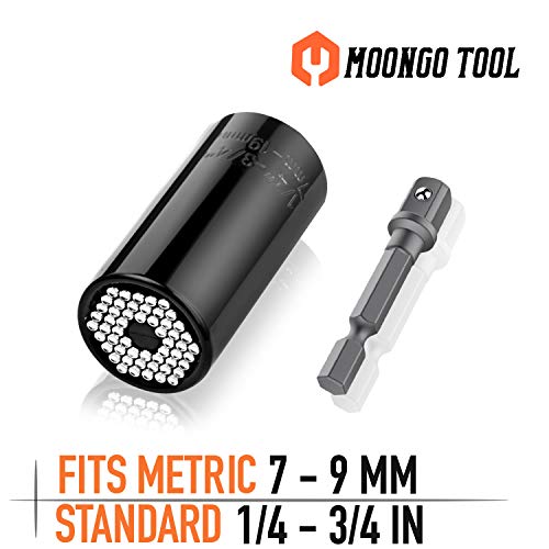 Christmas Gifts for Men - Gifts for Dad from Daughter or Son, Unique Personalized Dad Gifts, Universal Socket 7mm-19mm Gifts for Men, DIY Handyman, Father/Dad, Husband, Guys, Him By Moongo Tool