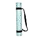 YOGA DESIGN LAB THE COMBO YOGA MAT by Eco Luxury Mat/Towel that Grips the More You Sweat | Designed in Bali | Ideal for Hot Yoga, Bikram, Sweaty Practice | w/Strap! (Mandala Turquoise, 70 x 24)