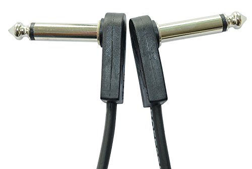 EBS PCF-28DL Heavy Duty Patch Instrument Cable - Flat Angled