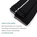 Aegend Sun Protection Cooling Arm Sleeves for Men Women, Black Elastic, X-Large