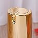 Rocutus 3pcs/set Empty Airless Cosmetic Bottle Plastic Pump Container for Travel (gold)