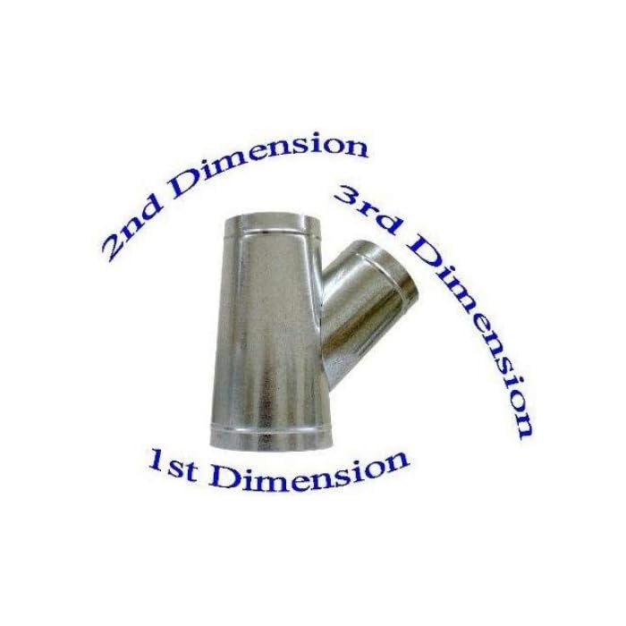Buy 6" x 4" x 4" Duct Wye Branch HVAC Ductwork AC Duct Fittings