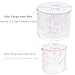 Wanapure Bra Wash Bag, Mesh Laundry Bag with Zipper for Lingerie, Delicates, Intimates, Panties, Lace, Underwear, Socks, Tights, Stocking, Washing Machine (Pink & Purple, 5 Pack (3 Regular & 2 Large))