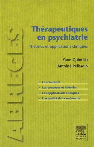 Thérapeutiques en psychiatrie