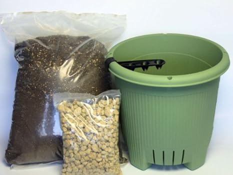 Amazon プランター 菜園 栽培aセットl 3個 36型プランター3個 野菜の土18l 3袋 鉢底の土2l 3袋 用土