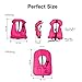 Rrtizan Snorkel Vest, Adults Portable Inflatable Swim Vest Jackets for Snorkeling Swimming Diving Safety(Pink)