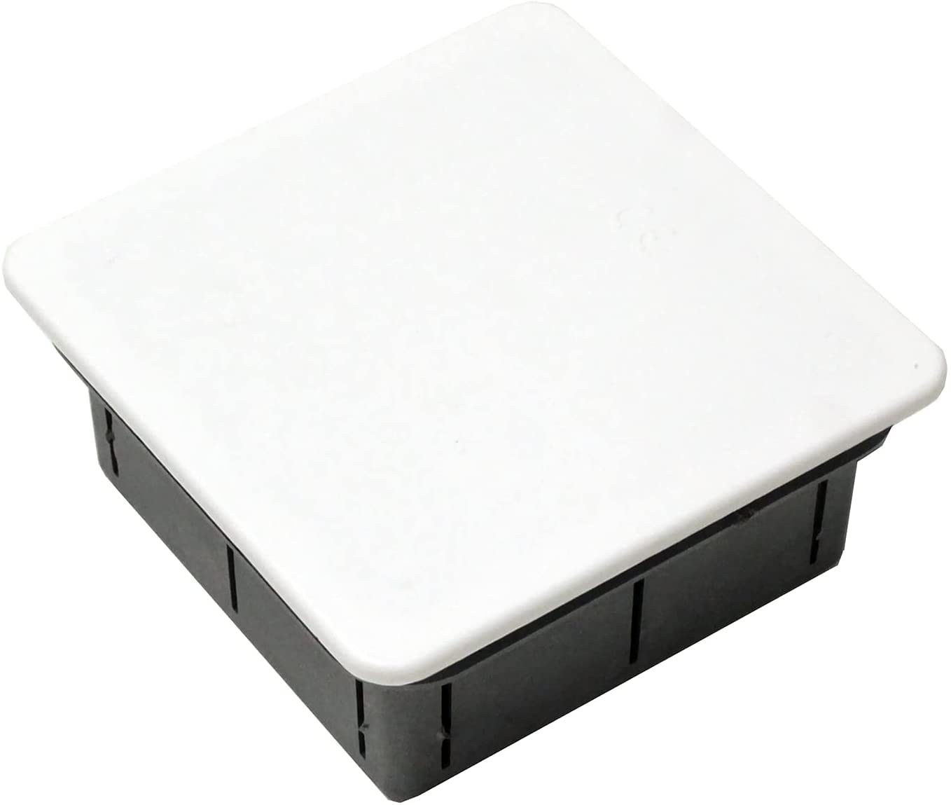 IP20 IK03 Square Flush Mount Junction Box for Electrical Installations and Circuit Distribution