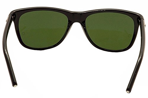 Mont Blanc Men's MB502S 01N Sunglasses, Shiny Black