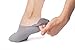 Stomper Joe Bamboo Women Athletic No Show Socks 3 Pck Cushioned Sole (X-Small, Grey)