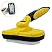 PEEKABOO Dog Grooming Slicker Brush - Self Cleaning Pet Deshedding Brush for Shedding Short Long Hair Large Medium Dogs Cats Undercoat