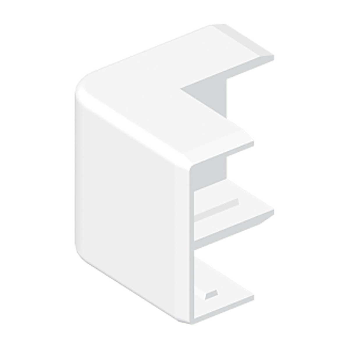 Kopos Electrical Conduit Ductwork 8606 HB LHD Only Outside Corners Pack of 10, White, 8636 HB