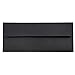 JAM PAPER #10 Business Premium Envelopes - 4 1/8 x 9 1/2 - Black Linen - 50/Pack