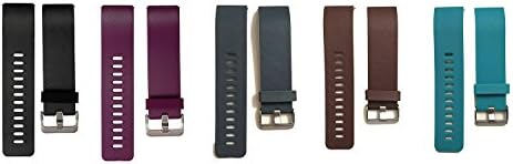 CIDETTY Soft Silicone Replacement Band Large Small for Fitbit Blaze Smart Watch (5 Pack - A)