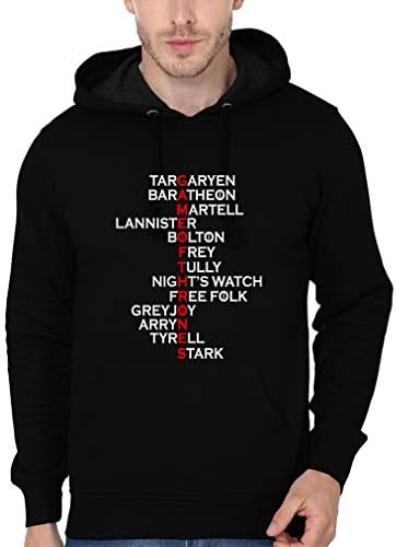EKTARFA Game of Thrones Men's Hoodie, Sweatshirt for Men (DTG Print)