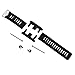 OCR Cool Alumium Watch Band Wrist Strip for iPod Nano 6G Cover Case, Black