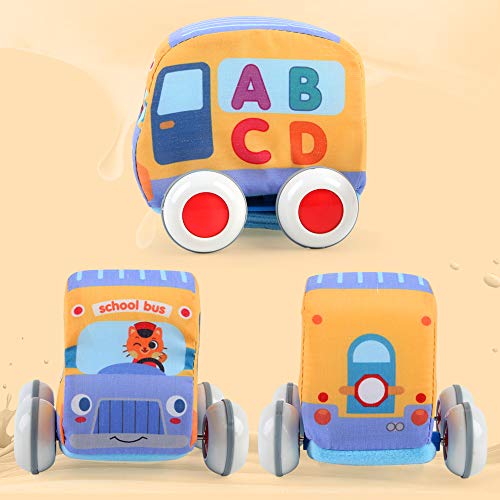 image for Beebeerun Car Toys Gifts for Toddlers, Kids Pull-Back Vehicle Set - So