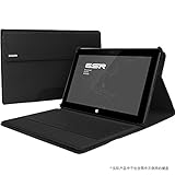 Surface Pro 3 Case(12 inches), ESR New Intelligent Series Microsoft Surface Pro 3 Tablet Case Folio Case Stand Case [Built-in Stand with Multiple viewing Angles]for Surface Pro 3_Black