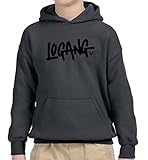 New Way 758 - Youth Hoodie Logang Logan Paul Maverick Savage Unisex Pullover Sweatshirt XL Charcoal