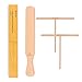 iSiLER Beechwood Crepe Spreader and Spatula Set, 2 Pieces 7 inches Crepe Spreaders, 1 Piece 11.4 inches Crepe Spatula