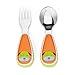 Skip Hop Toddler Utensil Set Fork and Spoon Set, Dishwasher Safe, Dog
