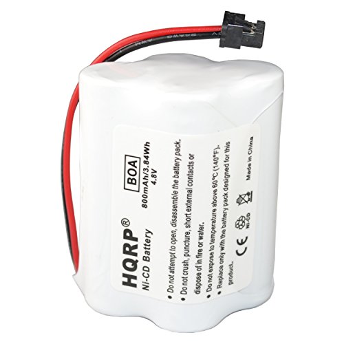 HQRP Battery for Uniden BEARCAT SPORTCAT BP-180 BP180 BP-250 BP250 BBTY0356001 Replacement plus HQRP Coaster
