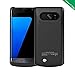 Idealforce Samsung Galaxy S7 Edge Battery Case,5200mAh External Power Bank Cover Portable Charger Protective Charging Case for Samsung Galaxy S7 Edge (Black)