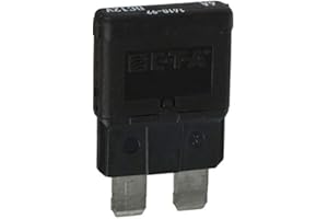 E-T-A Circuit Protection and Control 1610-92-6A, Circuit Breaker; Therm; Press-to-Reset; Cur-Rtg 6A; Socket; 1 Pole; Vol-Rtg 12VDC