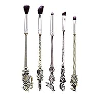 Beauty Makeup Brushes Kit 5pcs Foundation Blending Blush Eyeshadow Face Powder Brush Makeup Soft Fan Brush Foundation Brushes Make Up Tool