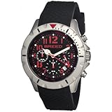 Breed Sergeant Chronograph Men's Watch w/Date - Black/Red