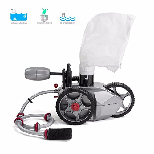 VirtualSurround In Ground Pressure Side Automatic Swimming Pool Cleaner wall climb vacuums Sweep