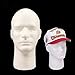 Male White Color Manikin Head Model Wig Glasses Stand Styrofoam Foam Mannequin Hat Display Stand