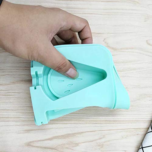 4 Cavities Silicone Cute Ice Pop Mold with Lid Ice Cream Bar Mold Popsicle Molds DIY Ice Cream Maker Silicone