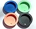 Silicone Fermentation Lid and Straw Hole Tumbler with Stainless Steel Band for Wide Mouth Mason Jars (Mint Green)