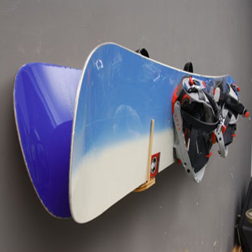 Hawaiian Gun Rack Bamboo Blonde Snowboard Wall Rack