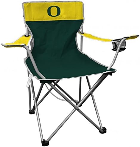 NCAA Portable Folding Kickoff Chair with Cup Holder and Carrying Case