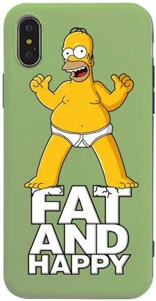 Fitted Case- Cute Cartoon Simpson Phone Cases for iPhone 6 S 6S 7 8 Plus Case Silicone Soft TPU Cover Case for iPhone X XS MAX XR 7Plus Coque (1, for iPhone XR)