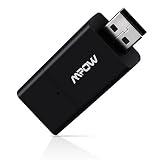 MPOW Streambot Slider Bluetooth Audio Music Streaming Receiver Adapter - Retail Packaging - Black