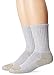 Carhartt Men's 2-Pack All-Season Steel-Toe Cotton Crew Work Sock, Grey, Shoe Size: 11-15